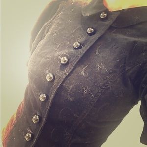 Betsey Johnson vintage eyelet top